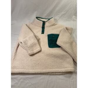 Tommy Jeans Women's Quarter-Snap Sherpa Pullover M